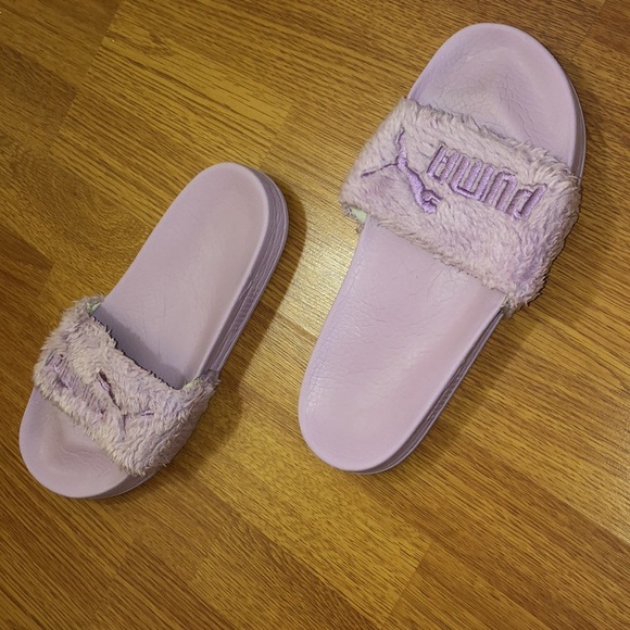 Puma Fenty Furry Slides Lilac - Picture 13 of 14
